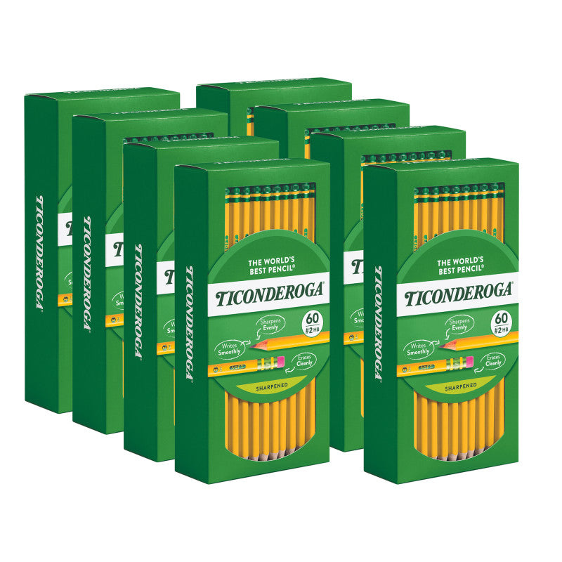 480Ct Yellow No2 Pencil Ticonderoga
