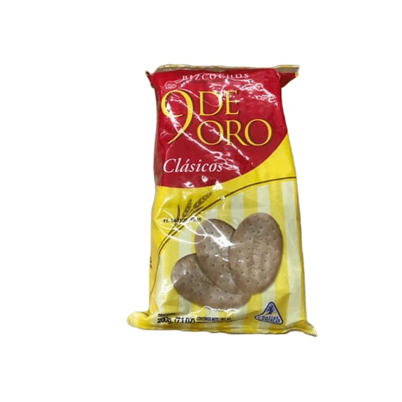 9 De Oro Bizcochos De Grasa 200gr - ShelHealth.Com