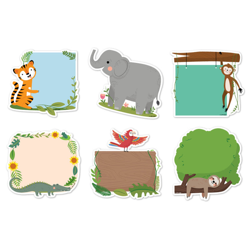 Jungle Friends 6In Cut Outs (Pack of 6)