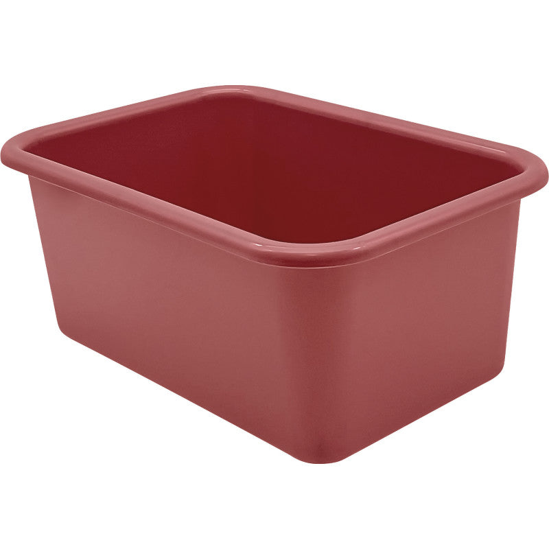 Deep Rose Small Plastic Storage Bin (Pack of 10)