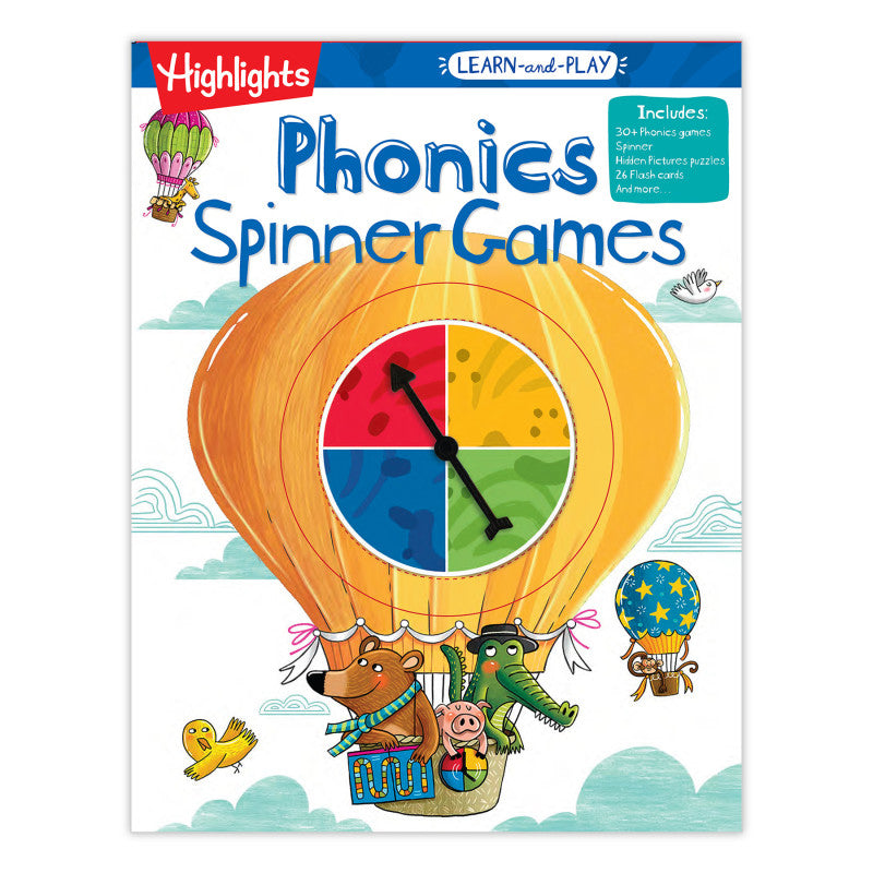 Phonics Spinner Games Learn & Play (Pack of 3)