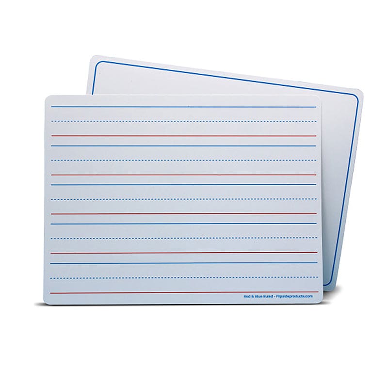 9X12 Ruld 2-Side Dryerase Mat 24/Pk - Dry Erase Sheets - Flipside