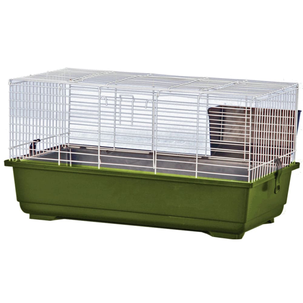 A and E Cages Rabbit Cage Green; 2ea-39 in X 22 in X 18 in - Pet Supplies - A and E