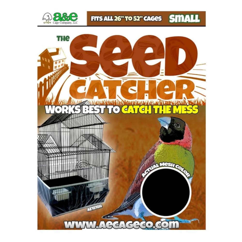 A and E Cages Seed Catcher 1ea-SM - Pet Supplies - A and E