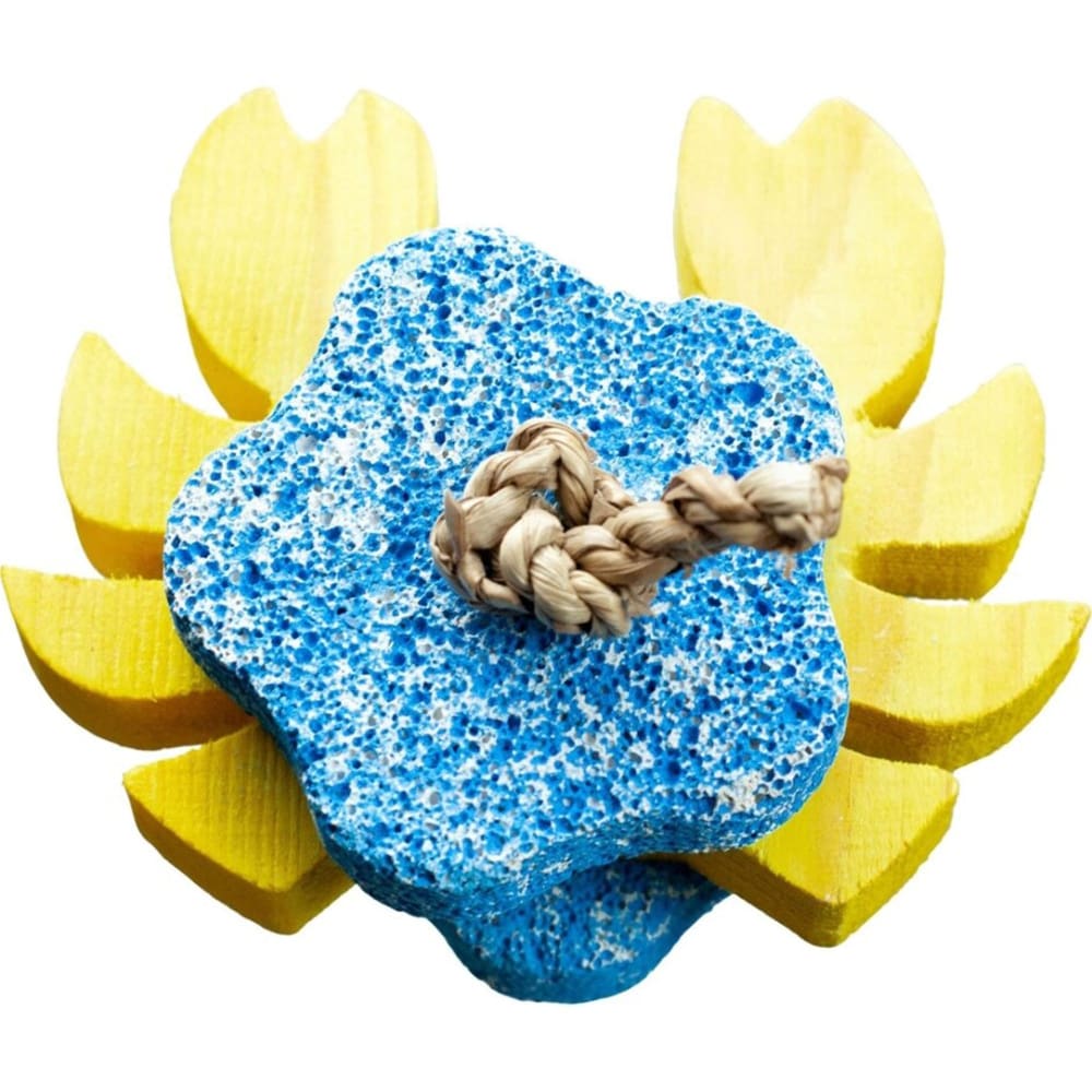 A E Cages Nibbles Crabby Pumice Wooden Small Animal Chew Toy 1ea-One Size - Pet Supplies - A and E