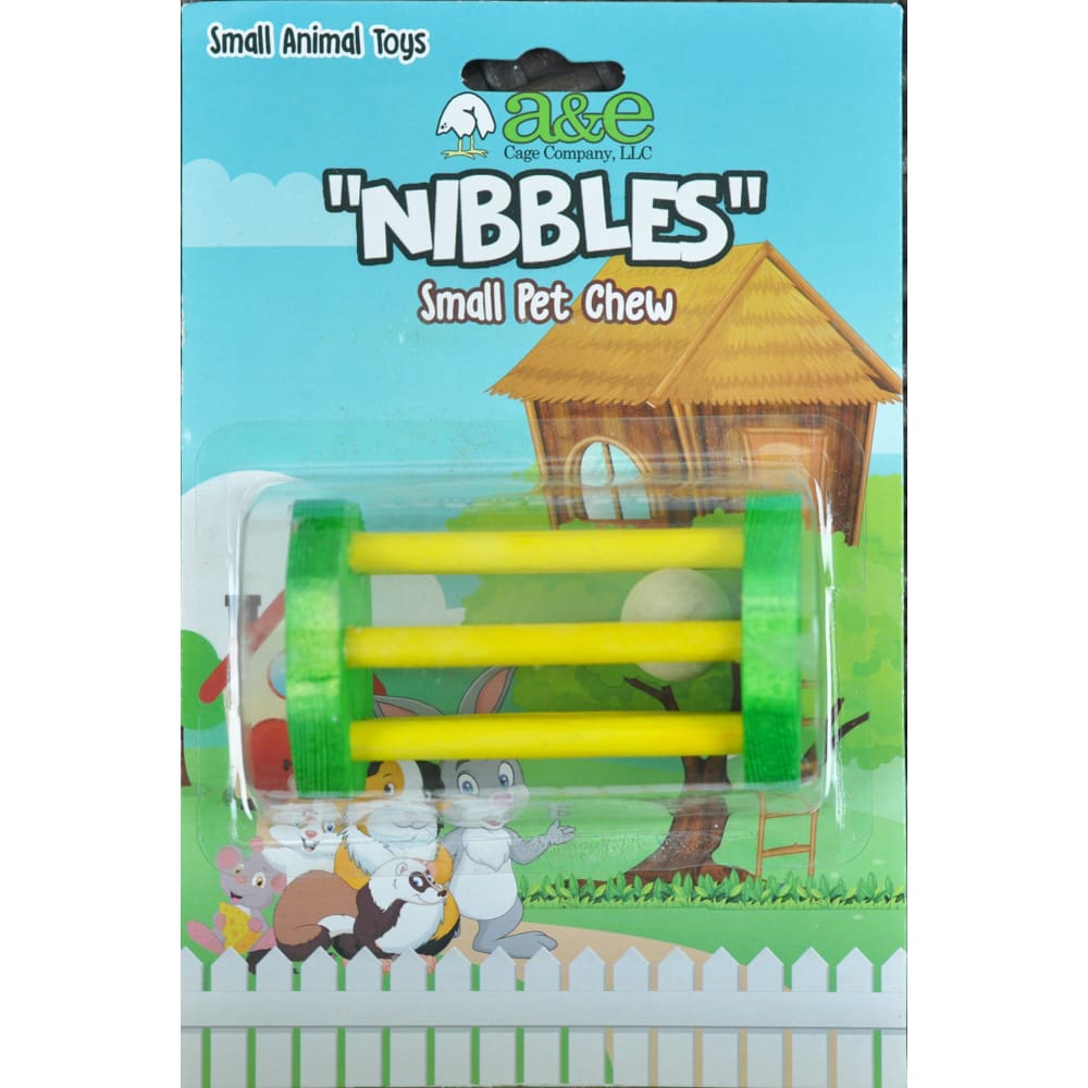 A &E Cages Wooden Barrel Small Animal Chew Toy 1ea - Pet Supplies - A and E