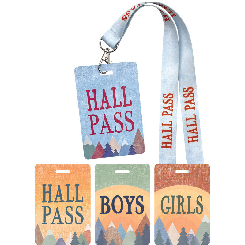 Moving Mountains Hall Pass Lanyards (Pack of 6)