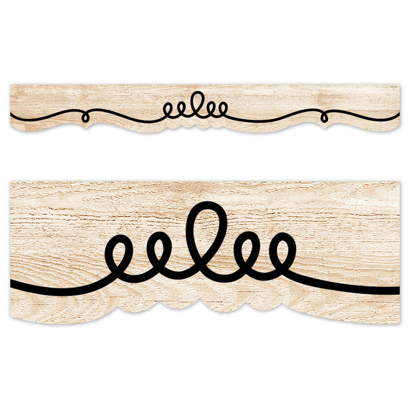 Loop De Doodle On Wood Cd Ez Border (Pack of 8)