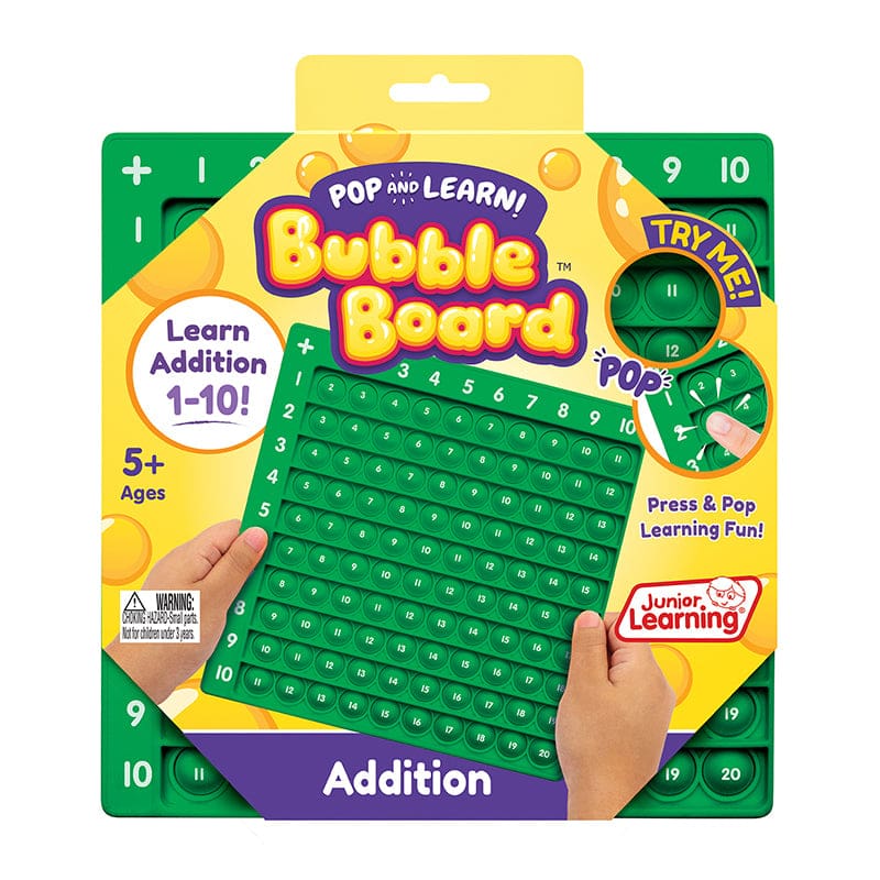 Addition Pop And Learn Bubble Board - Addition & Subtraction - Junior Learning
