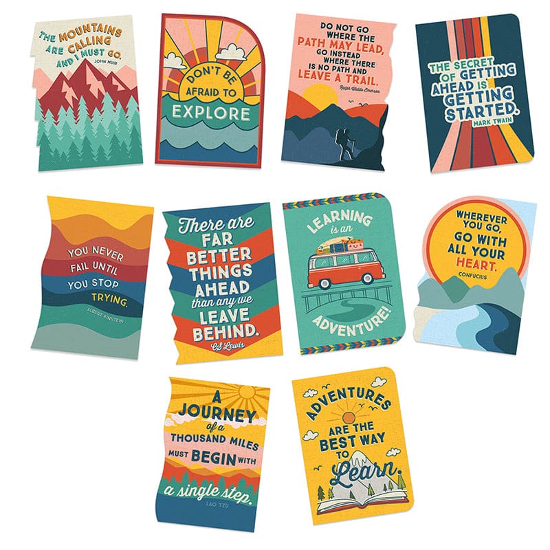 Adventurer Die-Cut Poster Set Bbs (Pack of 3) - Classroom Theme - Eureka