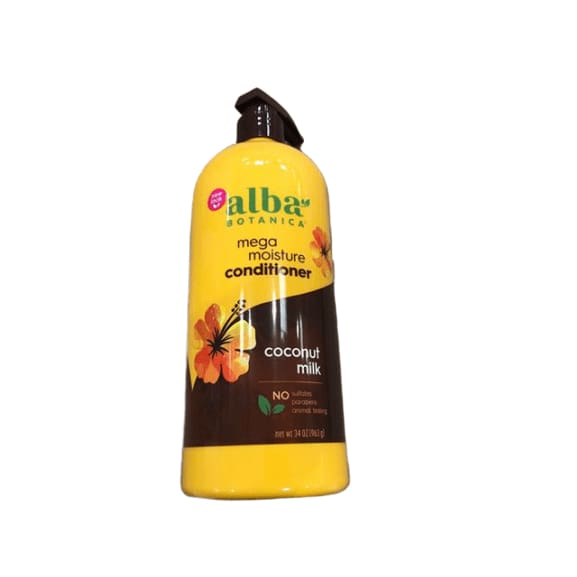 Alba Botanica Drink It Up Coconut Milk Hawaiian Conditioner, 34 oz. - ShelHealth.Com