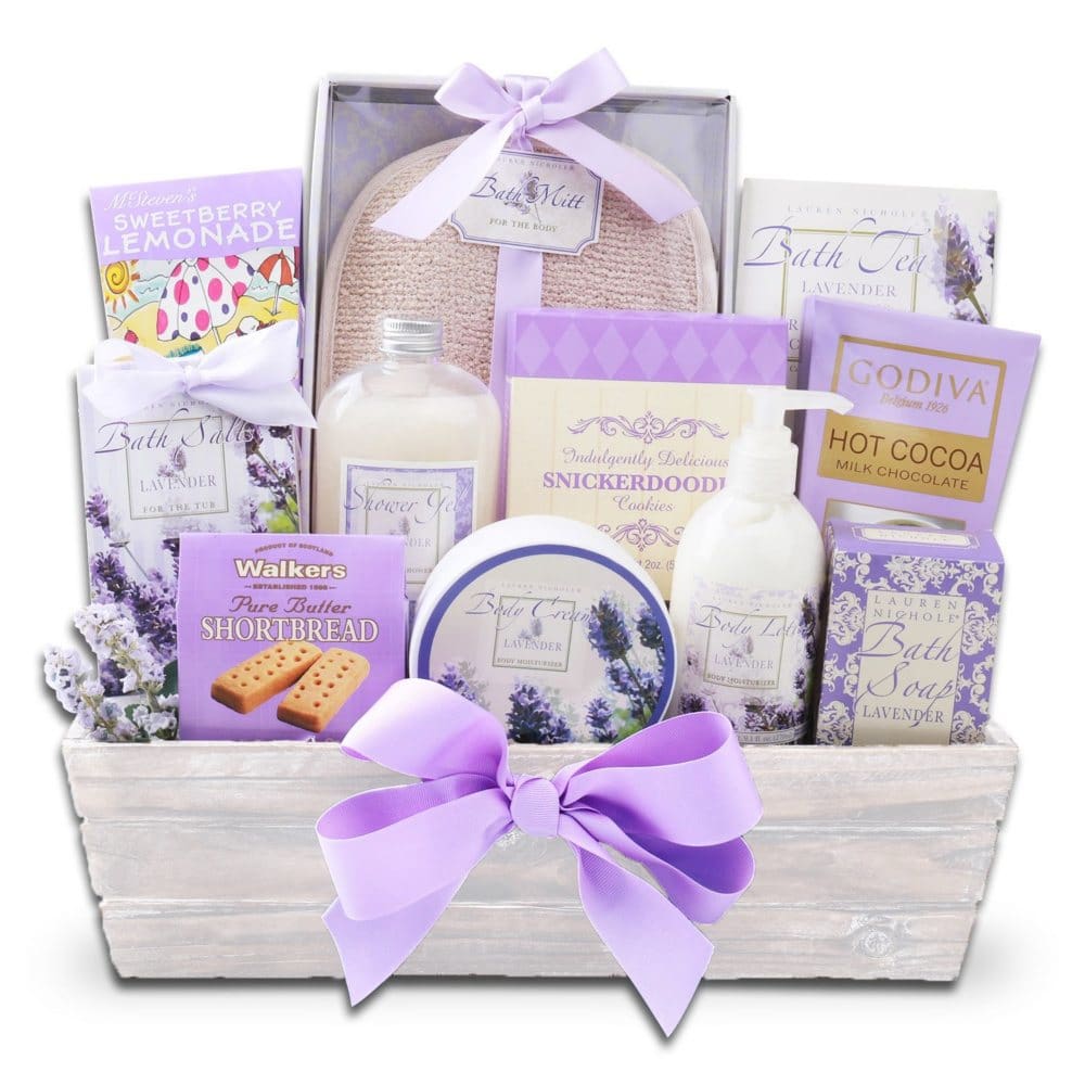 Alder Creek Gift Baskets Relaxing Lavender Spa Gift - Gift Baskets - Alder Creek