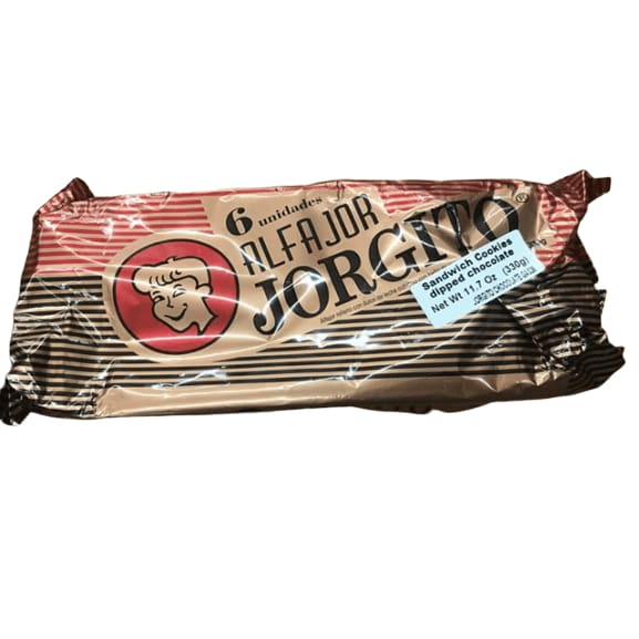 Alfajor Jorgito de Dulce de Leche con Cobertura de Chocolate, 6 Count - ShelHealth.Com