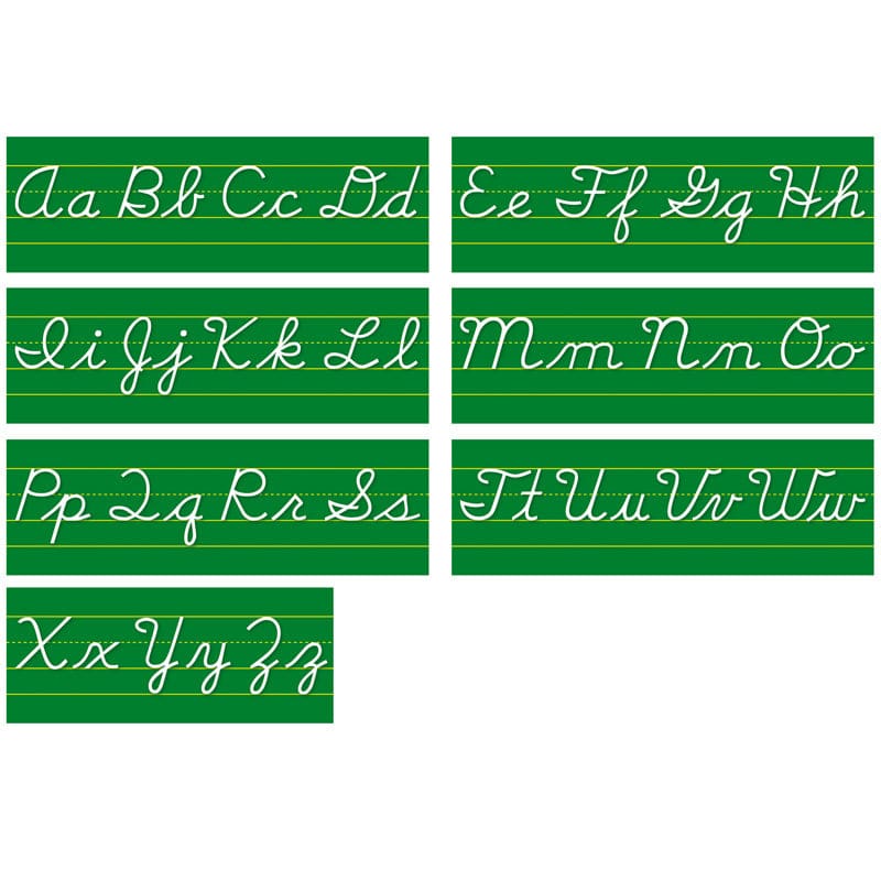 Alphabet Lines Contemporary Cursive (Pack of 6) - Alphabet Lines - North Star Teacher Resource