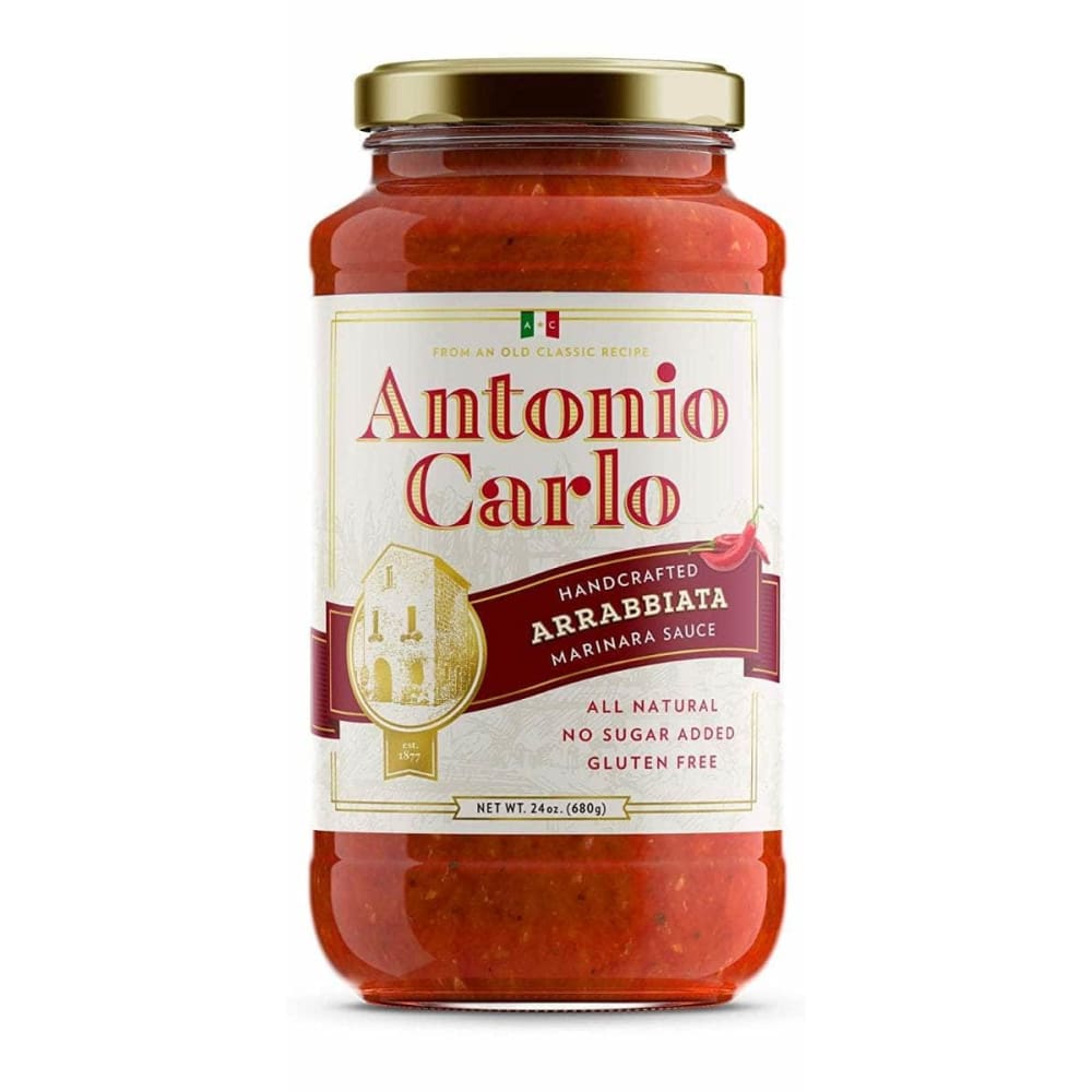 ANTONIO CARLO GOURMET SAUCE Grocery > Pantry > Pasta and Sauces ANTONIO CARLO GOURMET SAUCE Sauce Arrabbiata, 24 oz