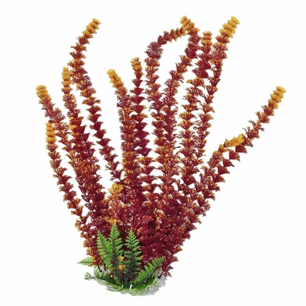 Aquatop Cabomba Aquarium Plant with Weighted Base Fire; 1ea-16 in - Pet Supplies - Aquatop