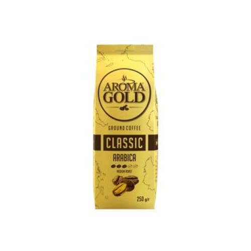 Aroma Gold Classic Ground Coffe Arabica Medium Roast 8.81 oz (250 g) - Aroma