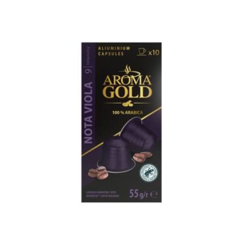 Aroma Gold Nota Viola Coffee Nespresso Capsules 10 pcs. - Aroma