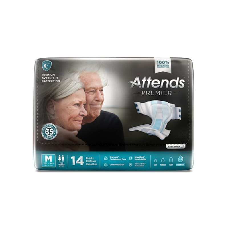 Attends Attends Premier Brief Medium Case of 56 - Item Detail - Attends