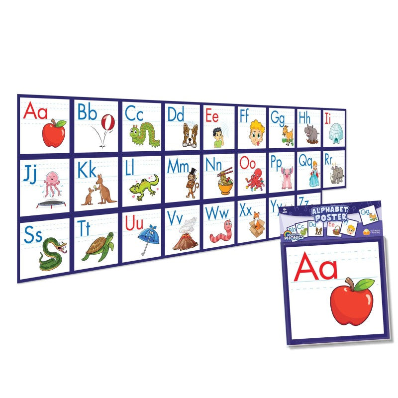 Alphabet Poster Bbs (Pack of 6)