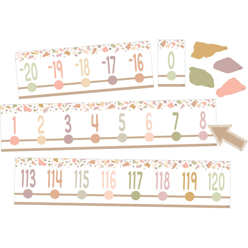 Terrazzo Tones Number Line Bbs (Pack of 3)