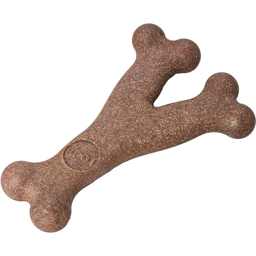 Bam-Bone Wish Bone Bacon Dog Toy 7 in - Pet Supplies - Bam-Bone