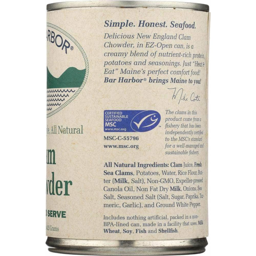 Bar Harbor Bar Harbor Soup Chowder Clam New England Ready To Served, 15 oz