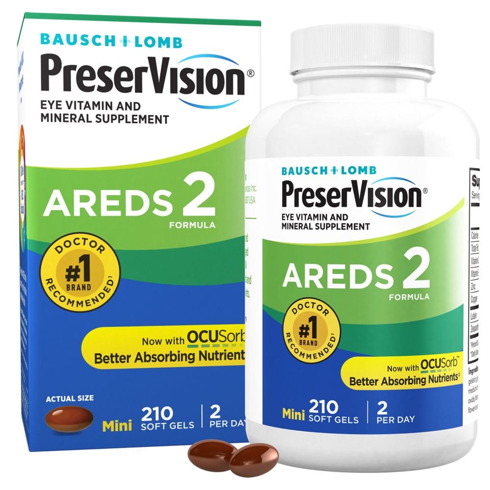 Bausch + Lomb PreserVision AREDS 2 Formula Supplement (210 ct.) - Multivitamins - Bausch