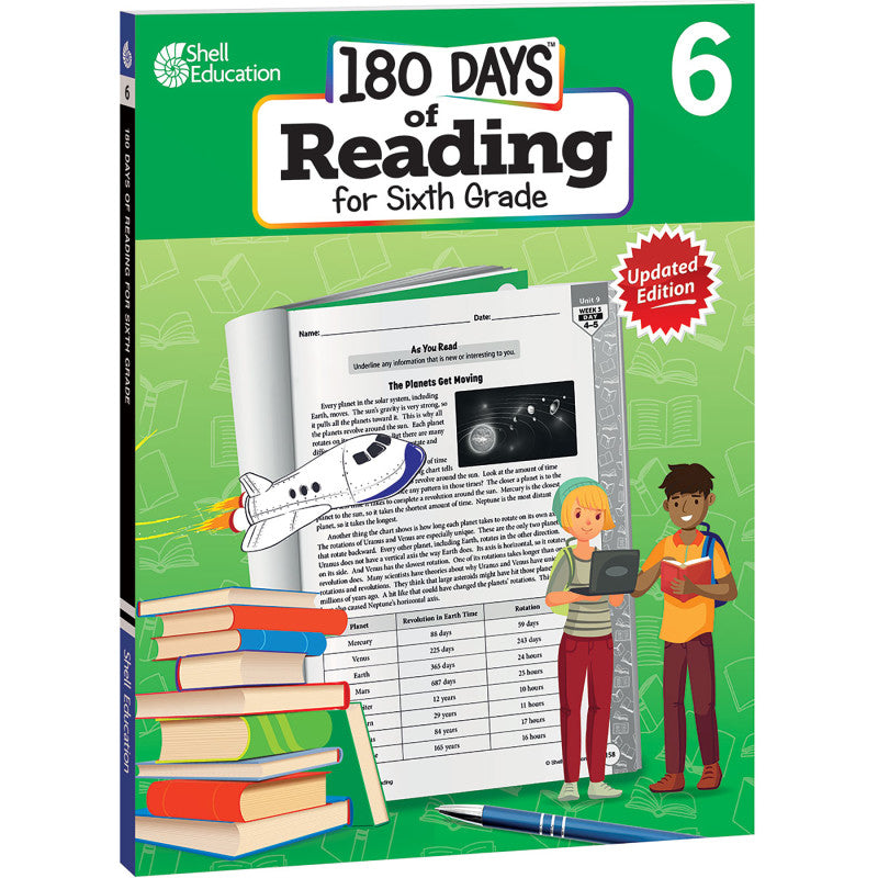180 Days Of Reading 2Nd Ed Grade 6 (Pack of 2)