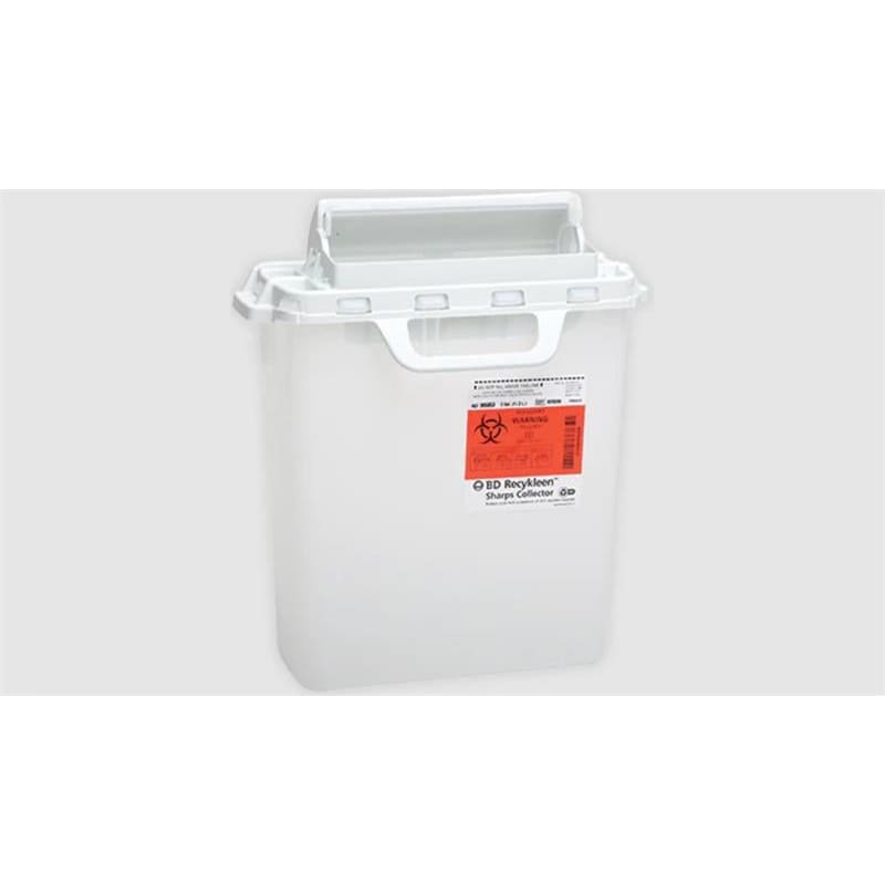 BD Medical Sharps Container 5.4 Qt Clear - Nursing Supplies >> Sharps Collectors - BD Medical