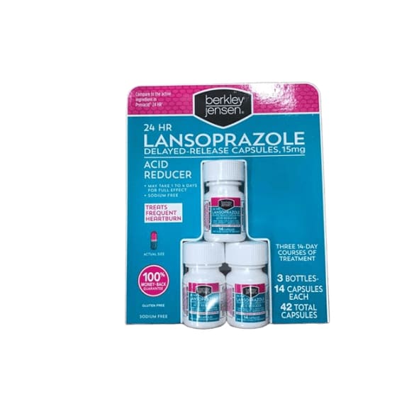 Berkley Jensen 24-Hour Lansoprazole, 3 pk./14 ct. - ShelHealth.Com
