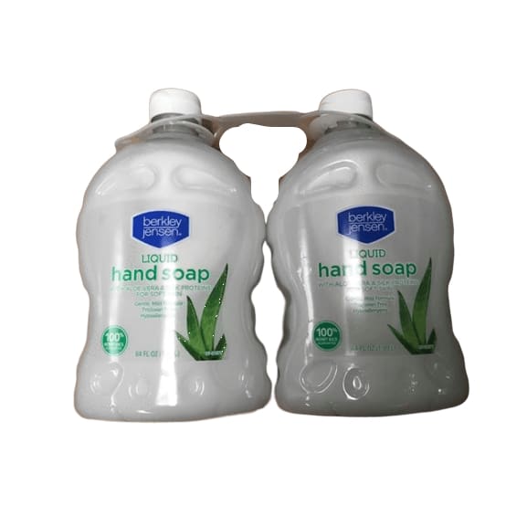 Berkley Jensen Liquid Hand Soap with Aloe Vera, 2 ct./64 oz. - ShelHealth.Com