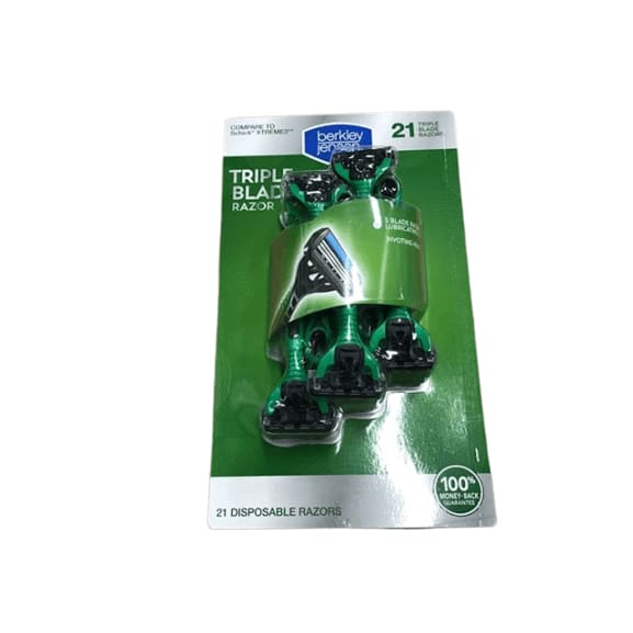 Berkley Jensen Men's Triple-Blade Disposable Razor, 21 ct. - ShelHealth.Com