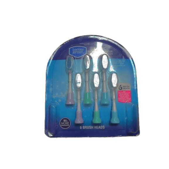 Berkley Jensen Sonic Pro Advanced Clean Replacement Brush Heads, 6 Count - ShelHealth.Com