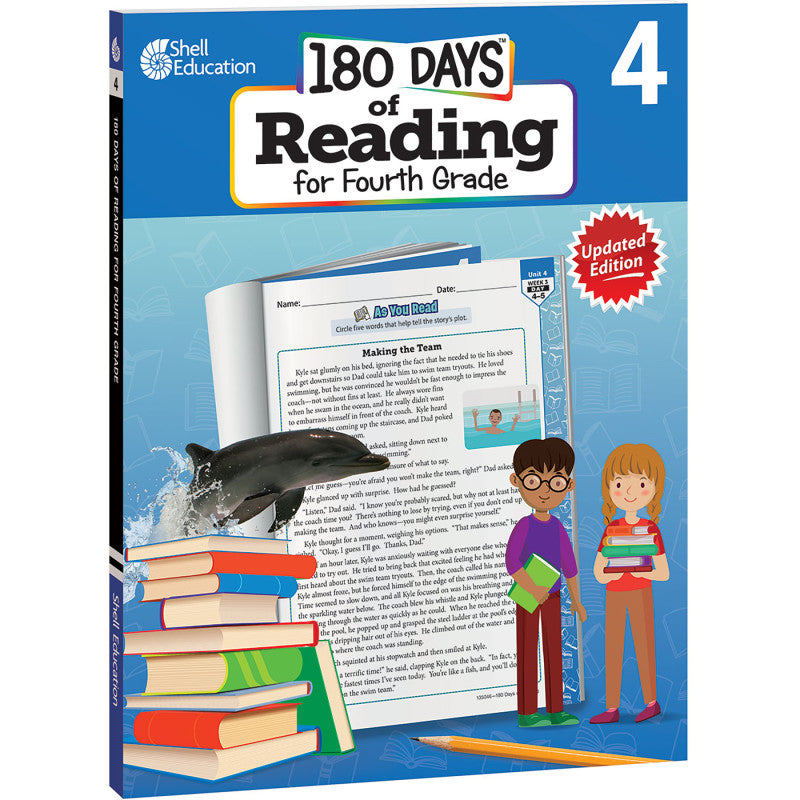180 Days Of Reading 2Nd Ed Grade 4 (Pack of 2)