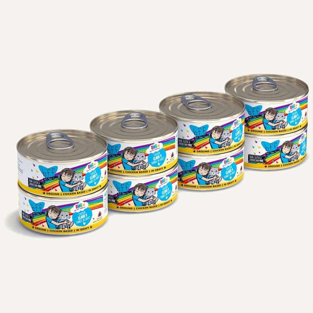 BFF Cat Omg Chicken Cloud 9 Dinner in Gravy 5.5oz. (Case Of 8) - Pet Supplies - BFF