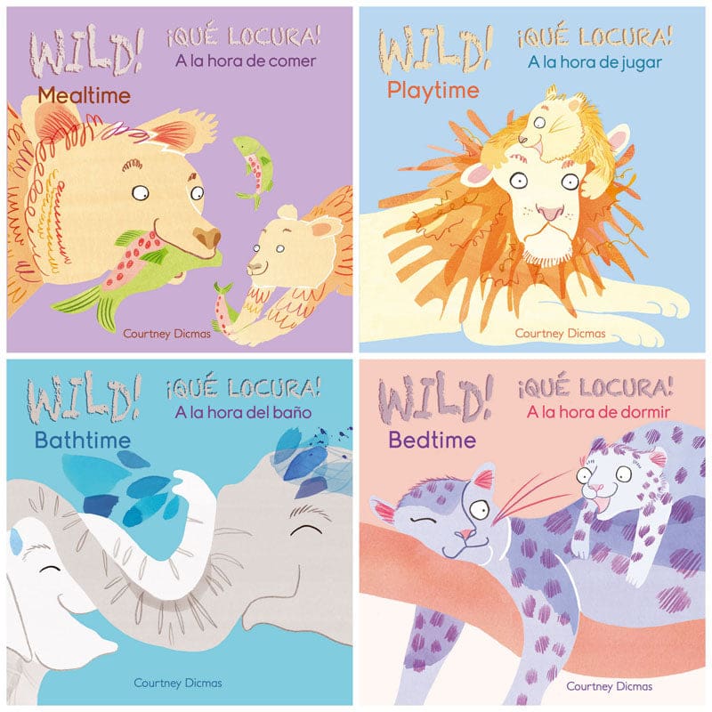 Bilingual Wild 4 Books - Social Studies - Childs Play Books