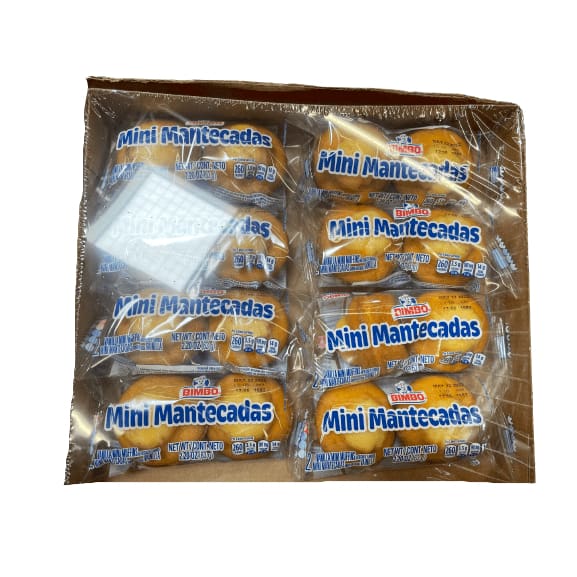 Bimbo Mantecadas Bimbo Mantecadas Mini Vanilla Muffins, Artificially Flavored, 8 Twin Packs Per Box, 17.76 Ounces