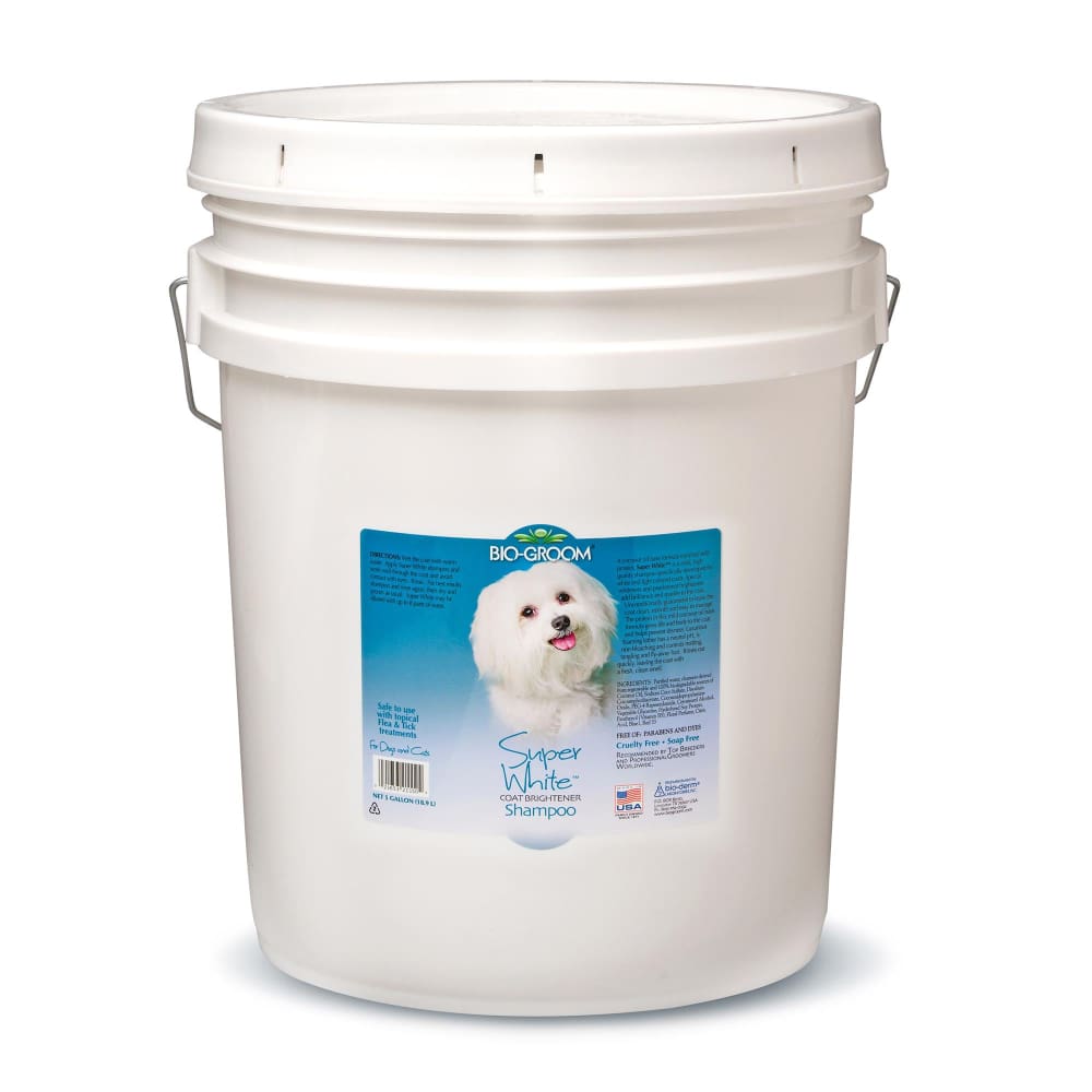 Bio Groom Super White Shampoo 5 gal - Pet Supplies - Bio Groom