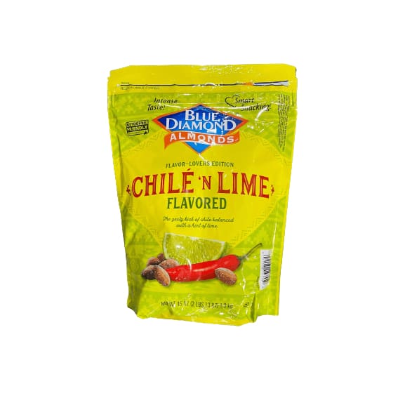 Blue Diamond Chile Lime Flavored Almonds, 45 oz. ShelHealth