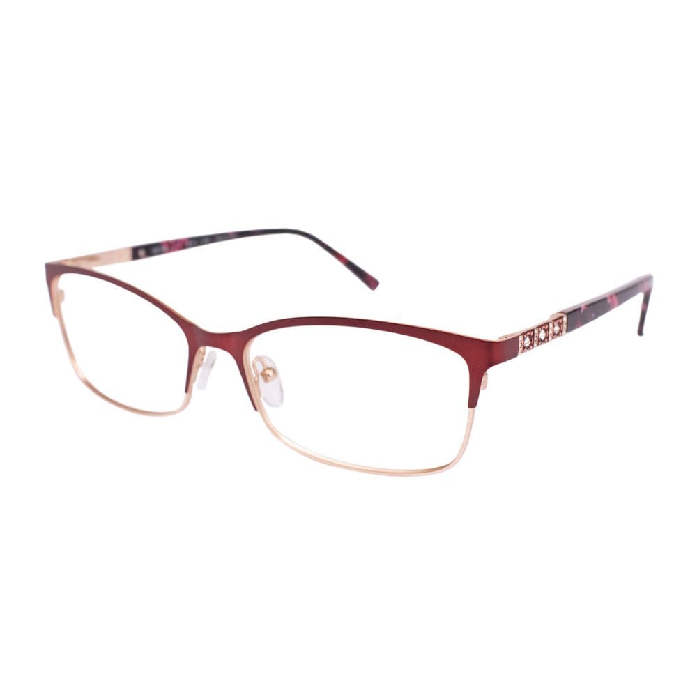 Bob Mackie B121 Eyewear Red - Prescription Eyewear - Bob Mackie