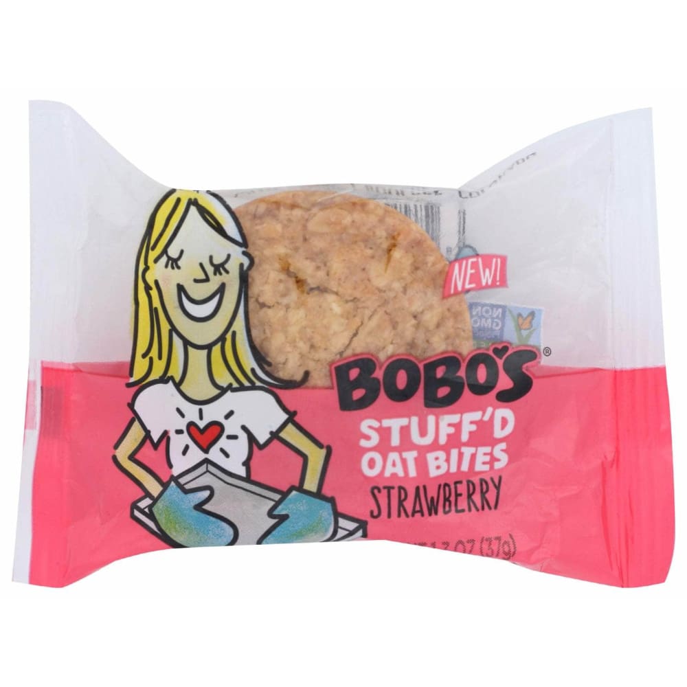 BOBOS OAT BAR BOBOS OAT BARS Strawberry Stuffd Oat Bite, 1.3 oz