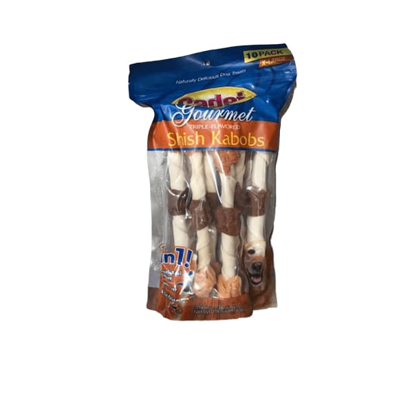 Cadet Gourmet Triple-Flavored Shish Kabobs, X-Large, 10pk. - ShelHealth.Com