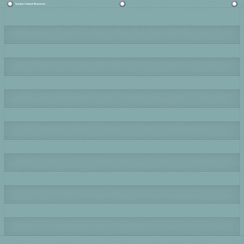 Calming Blue 7 Pocket Chart 28X28In (Pack of 2) - Pocket Charts - Teacher Created Resources
