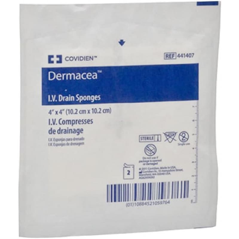 Cardinal Health I.V. Drain Sponge 4 X 4 Sterile 2’S TR25 (Pack of 3) - Wound Care >> Basic Wound Care >> Gauze and Sponges - Cardinal Health