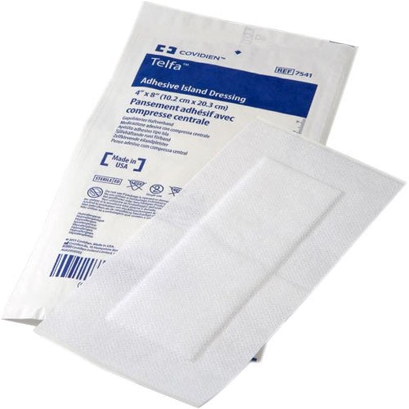 Cardinal Health Telfa 4 X 8In Island Dressing Str Box of 25 - Wound Care >> Basic Wound Care >> Non Adherent - Cardinal Health