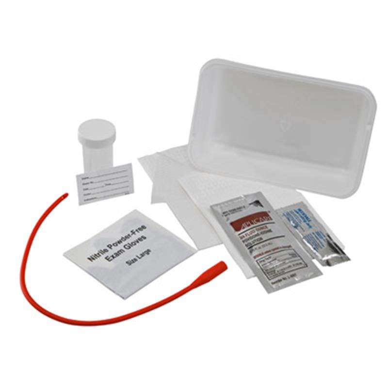 Cardinal Health Urethral Cath Tray 14Fr Red Rubber Case of 20 - Item Detail - Cardinal Health
