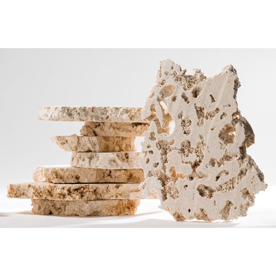 CaribSea South Seas Flatz Sliced Base Rock 1ea-20B - Pet Supplies - CaribSea