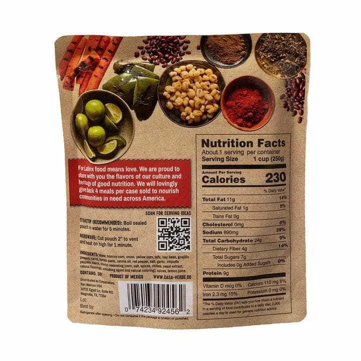 CASA VERDE Grocery > Pantry CASA VERDE: Red Bean Pozole, 8.81 oz