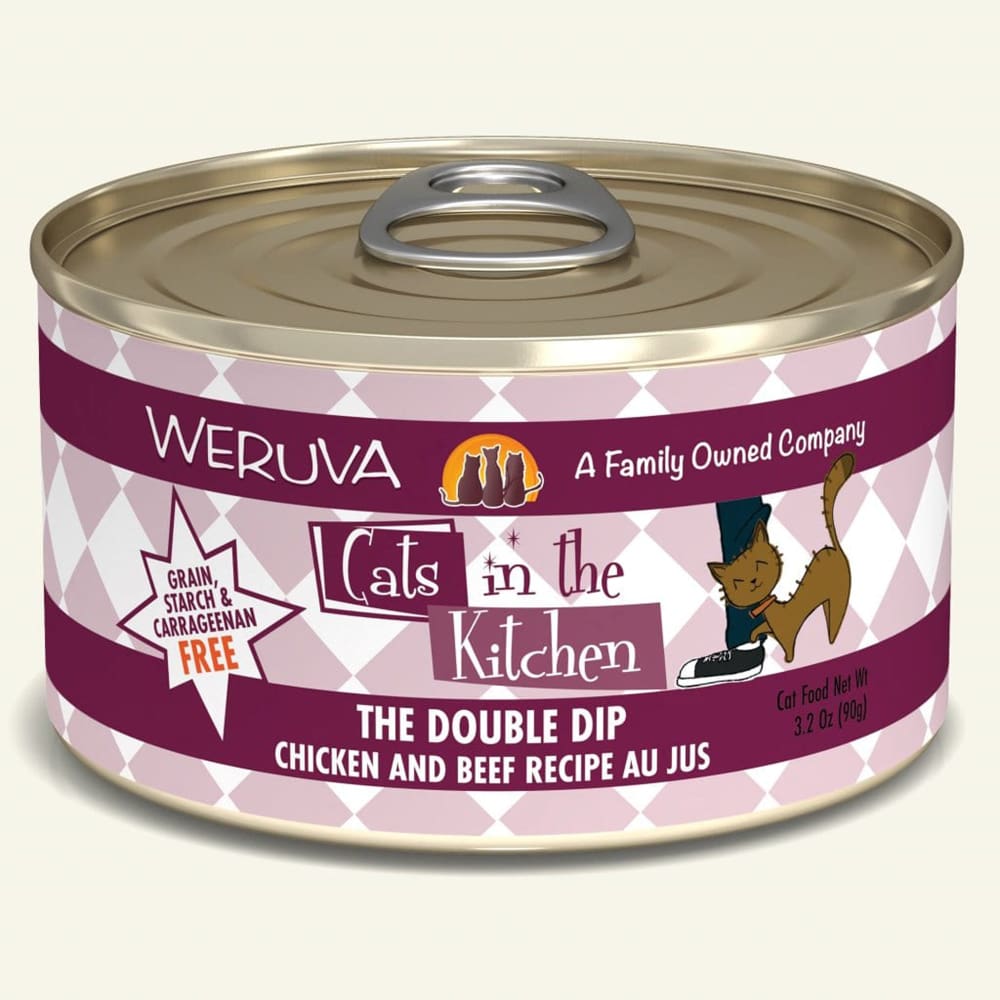 Cats In The Kitchen The Double Dip Chicken and Beef Recipe 3.2oz. (Case Of 24) - Pet Supplies - Cats In The Kitchen